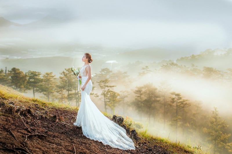 Beach Wedding Bride